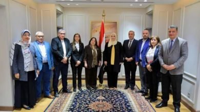 القباج تستقبل وزيرة الصحة الفلسطينية