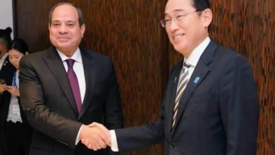 السيسي يلتقي مع السيد "فوميو كيشيدا" رئيس وزراء الياباني