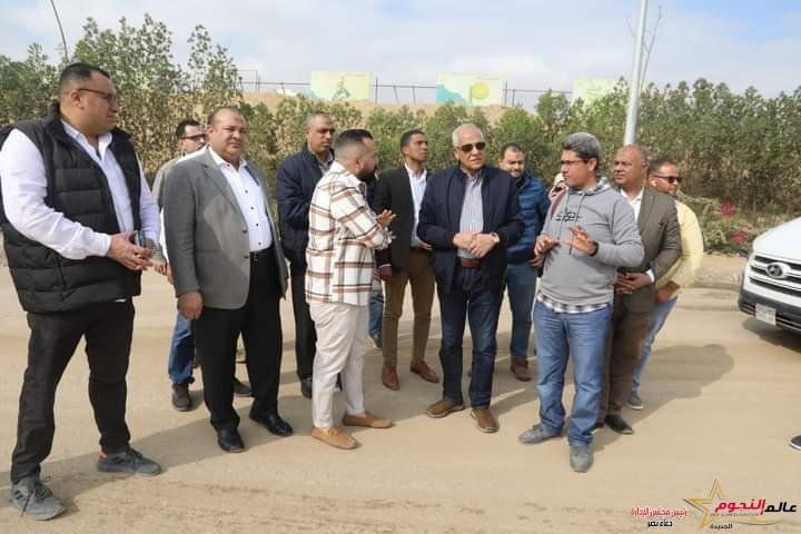 محافظ الجيزة يتفقد أعمال التطوير ورفع الكفاءة للمناطق المحيطة بالمتحف المصري الكبير
