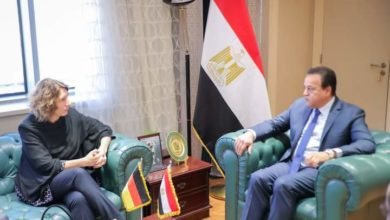 وزير الصحة يستقبل السفير الألماني لدى مصر لبحث سبل التعاون بين البلدين في الملفات الصحية 