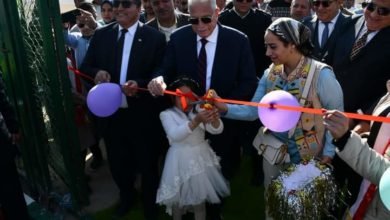 محافظ جنوب سيناء يفتتح ملعبين للكرة الخماسية بمدرسة الشهيد عبد المنعم رياض الرسميه للغات برأس سدر
