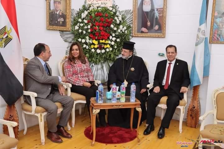 محافظ دمياط تزور كنيسة الروم الأرثوذكس لتقديم التهنئة بمناسبة عيد الميلاد المجيد 1 محافظ دمياط تزور كنيسة الروم الأرثوذكس لتقديم التهنئة بمناسبة عيد الميلاد المجيد