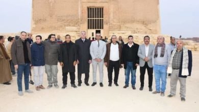 محافظة الفيوم تحتفل بظاهرة تعامد الشمس على قدس أقداس معبد قصر قارون 