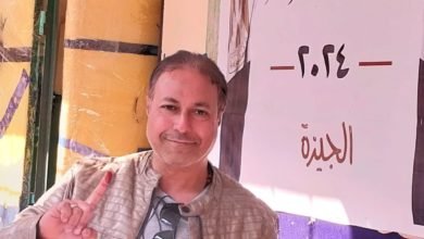 الفنان ماجد أباظة يدلي بصوته في الإنتخابات الرئاسية 2024