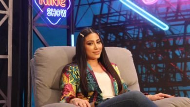 بوسى تحتفل في رأس السنة مع دعاء صلاح في ذا ناين شو 