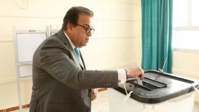 وزير الصحة يدلي بصوته في الانتخابات الرئاسية خلال أول أيام الاقتراع