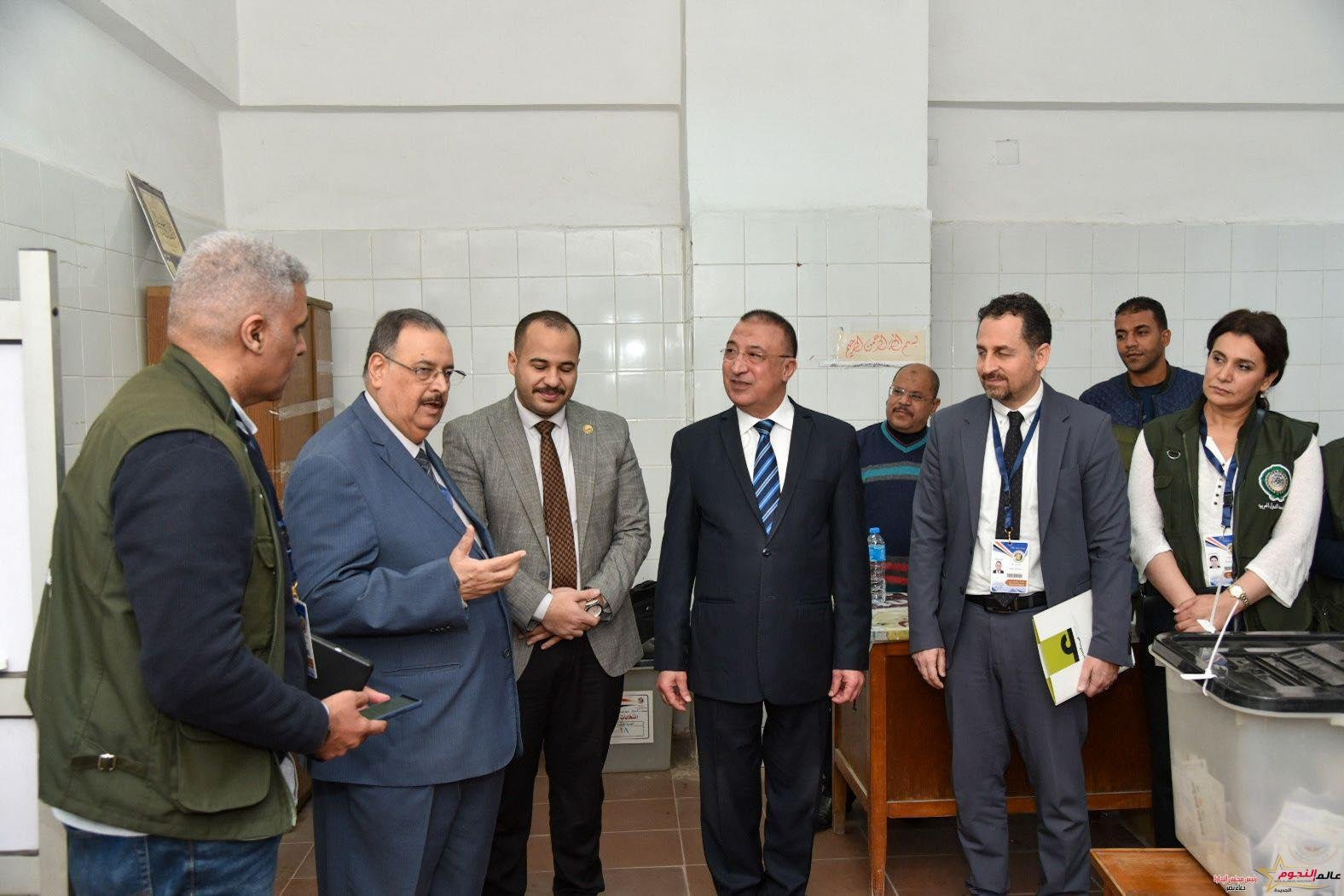 محافظ الإسكندرية وبعثة جامعة الدول العربية يتفقدون عددًا من لجان الانتخابات الرئاسية ٢٠٢٤