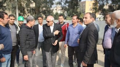 محافظ الجيزة يتابع أعمال التطوير الجارية بمحيط المنطقة الأثرية والمتحف المصرى الكبير