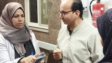 الجزار يجري جولة مرورية داخل مستشفي حميات طوخ مساء أمس