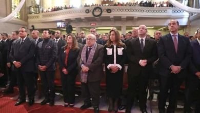 محافظ دمياط تشارك باحتفالات الكنيسة الإنجيلية بعيد الميلاد المجيد