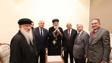 وزيرا التربية والتعليم والتعليم العالي يتقدمان بالتهنئة للبابا تواضروس الثاني بمناسبة عيد الميلاد المجيد 