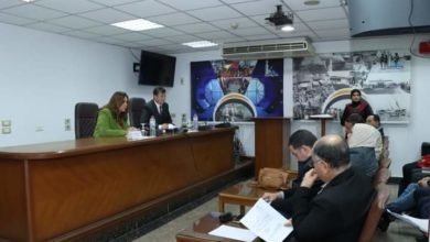 محافظ دمياط ترأس اجتماع لجنة استلام مشروع المجزر الآلي والمحجر الصحي ومحطة تدوير المخلفات