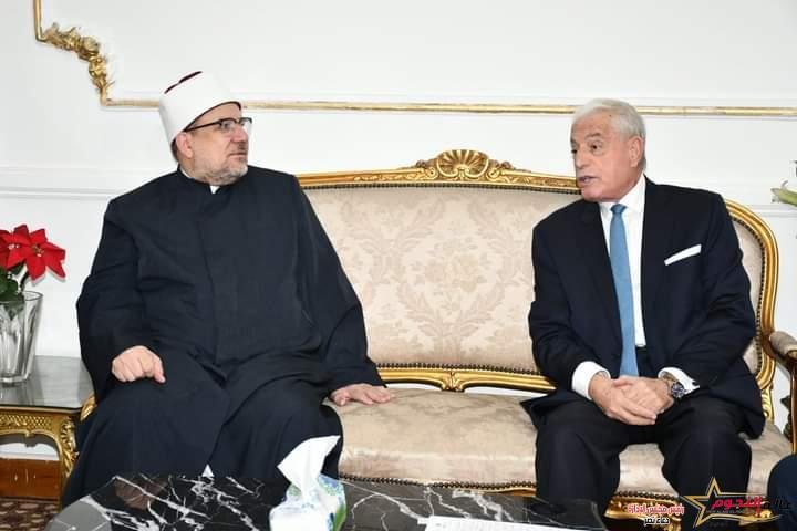 وزير الأوقاف ومحافظ جنوب سيناء يناقشان خطة الدعوة وعمارة المساجد بالمحافظة والاستعداد لشهر رمضان المبارك 1 وزير الأوقاف ومحافظ جنوب سيناء يناقشان خطة الدعوة وعمارة المساجد بالمحافظة والاستعداد لشهر رمضان المبارك