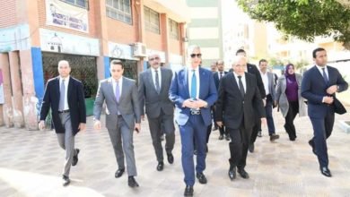 وزير التربية والتعليم ومحافظ الفيوم يتفقدان سير أعمال لجان امتحانات الشهادة الإعدادية بالمحافظة