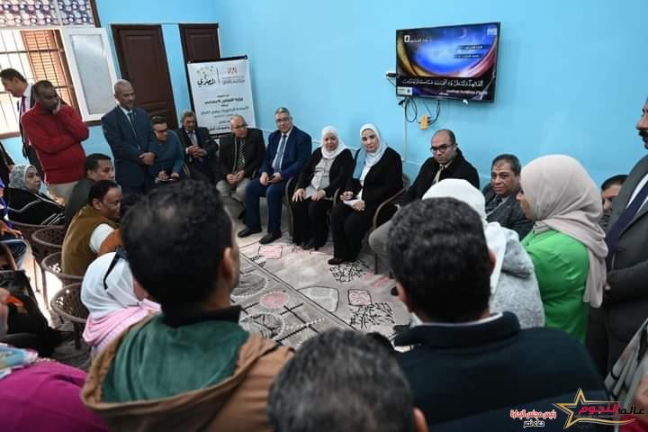 القباج تتفقد مجمع دور التربية للرعاية الاجتماعية بالجيزة