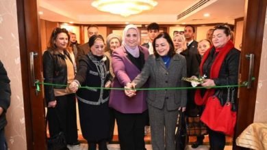 وزيرة التضامن الاجتماعي تفتتح المعرض الخيري السنوي للجمعية النسائية لتحسين الصحة وفروعها بالمحافظات