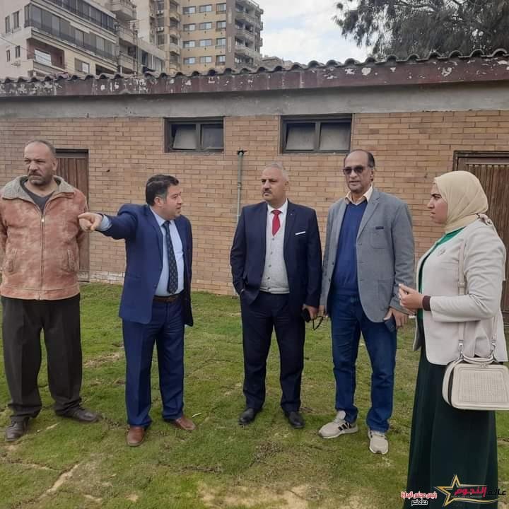 الصبروط يتابع عملية تطوير نادي النيل الرياضي بشبرا الخيمة
