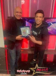 حمدي الجنايني مطرب أغنية «قلبي قاعد على نار» ضيف سعد الصغير في برنامجه 