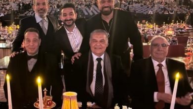 خالد تاج الدين ومحسن جابر في حفل ليلة الموسيقار صلاح الشرنوبى 