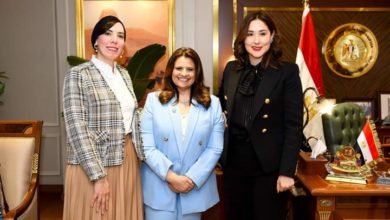 وزيرة الهجرة تبحث مع الرئيس التنفيذي لمؤسسة "آرت توداي" المشاركة في النسخة الثانية من ملتقى "تمكين المرأة بالفن" 