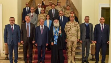 محافظ الإسكندرية يشارك الإخوة الروم الأرثوذكس اليونانيين احتفالات عيد الغطاس 