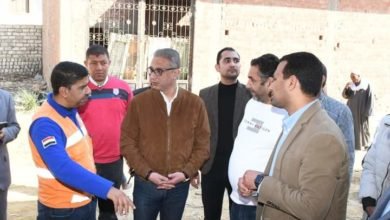 محافظ الفيوم يتفقد مشروعات «حياة كريمة» بقرية قلمشاه