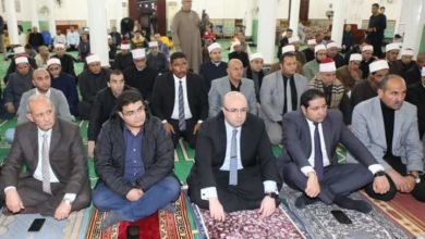 محافظ بني سويف يشهد احتفال مديرية الأوقاف بذكرى ليلة الإسراء والمعراج بمسجد عمر بن عبد العزيز