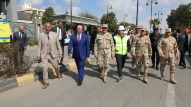 استمرار فعاليات التدريب العملي المشترك لمجابهة الأزمات والكوارث صقر "127" بمحافظة بني سويف