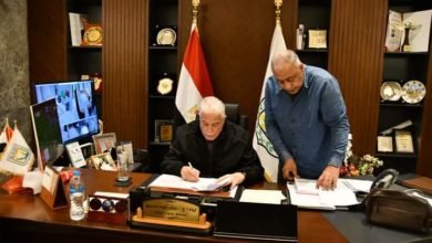 محافظ جنوب سيناء يصدق علي عدد من المشروعات التنموية بمدن المحافظة تزامنا مع العيد القومي