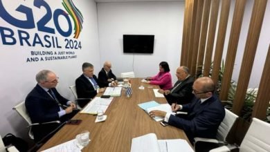 وزير الخارجية يلتقي وزراء خارجية بوليفيا وأوروجواي