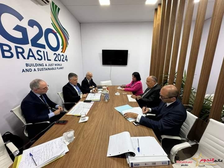 وزير الخارجية يلتقي وزراء خارجية بوليفيا وأوروجواي