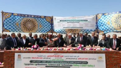 وزير التعليم العالي يضع حجر الأساس لمشروع أرض الجامعات المصرية بالوادي الجديد