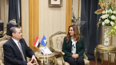 محافظ دمياط ومدير الأمن يناقشان عدد من ملفات التعاون المشترك