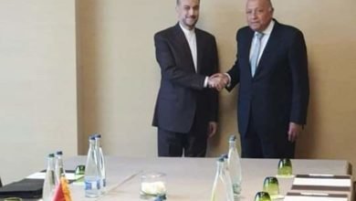 وزير الخارجية يلتقي بنظيره الإيراني على هامش اجتماعات مجلس حقوق الإنسان بجنيف