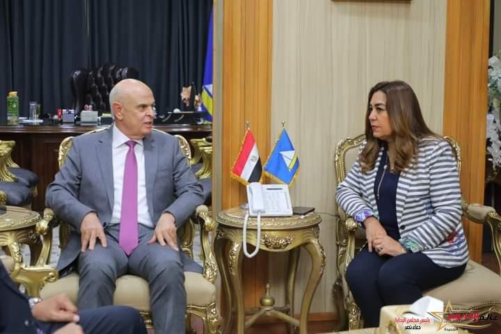 محافظ دمياط تستقبل مستشار السيد رئيس الجمهورية لمبادرة حياة كريمة