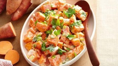 طريقة عمل سلطة البطاطا الحلوة من مطبخ عالم النجوم