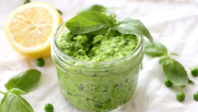 طريقة عمل حمص بصلصة البيستو من مطبخ عالم النجوم
