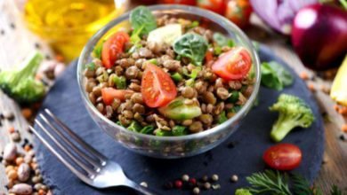 طريقة تحضير سلطة العدس البني بدبس الرمان من مطبخ عالم النجوم