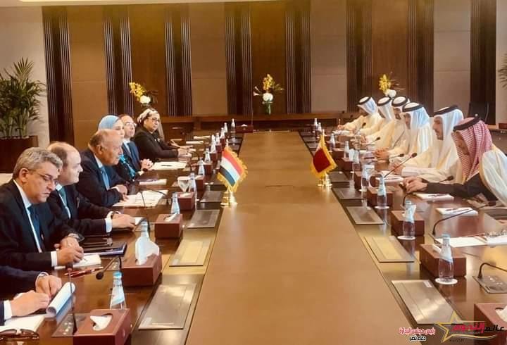 انعقاد أعمال الدورة الخامسة للجنة العليا المشتركة بين جمهورية مصر العربية ودولة قطر