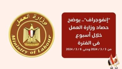حصاد وزارة العمل في 7 أيام