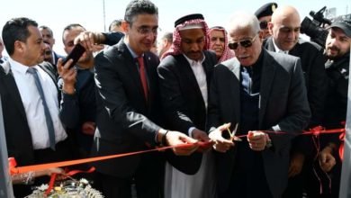 محافظ جنوب سيناء يفتتح أول مكتب بريد بقرية رأس النقب بمدينة طابا