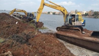 الدكتور سويلم يتابع أعمال تطوير وحماية نهر النيل وفرعيه وإزالة التعديات على مجرى نهر النيل