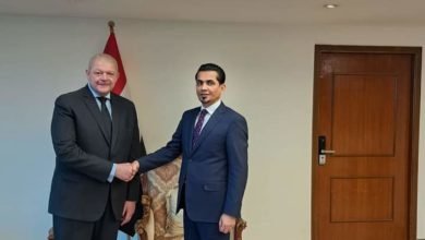 السفير المصري في بغداد يلتقي مع وزير النقل العراقي
