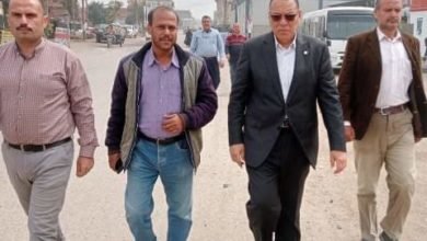 محافظ الشرقية يتفقد أعمال الرصف والتطوير الجارية بشوارع مدينة ابو حماد 