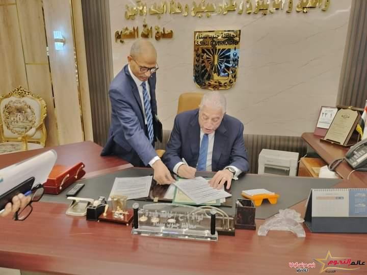 محافظ جنوب سيناء 259 حالة تصالح علي مخالفات البناء “نموذج 10" لأهالي مدينة نويبع
