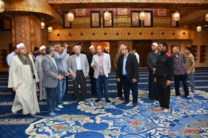 محافظ جنوب سيناء يتابع آخر مستجدات أعمال تطوير وصيانة مسجد الصحابة بالسوق القديم بشرم الشيخ 2 محافظ جنوب سيناء يتابع آخر مستجدات أعمال تطوير وصيانة مسجد الصحابة بالسوق القديم بشرم الشيخ