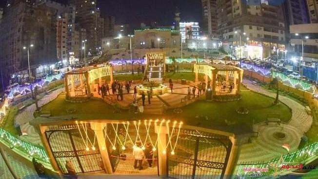 محافظ الإسكندرية يفتتح أعمال تطوير حديقة مسجد سيدي بشر 