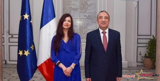 محافظ الإسكندرية يقدم التهنئة إلى السيدة السفيرة / لينا بلان بمناسبة توليها مهام عملها كقنصل عام فرنسا بالإسكندرية