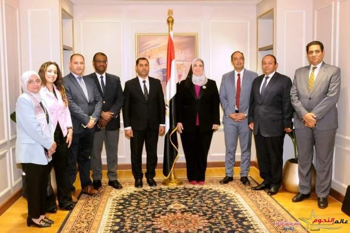 القباج تستقبل وفدا من دولة العراق الشقيقة للاستفادة من التجربة المصرية في علاج وتأهيل مرضى الإدمان والتمكين الاقتصادي للمتعافين