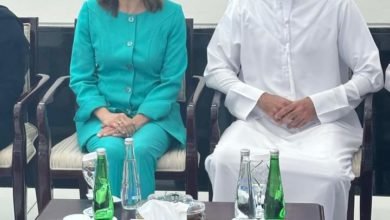 وزيرة الثقافة تلتقي نظيرها الإماراتي في مستهل زيارتها لدولة الإمارات لحضور افتتاح "معرِض أبو ظبي الدُولي للكتاب" 